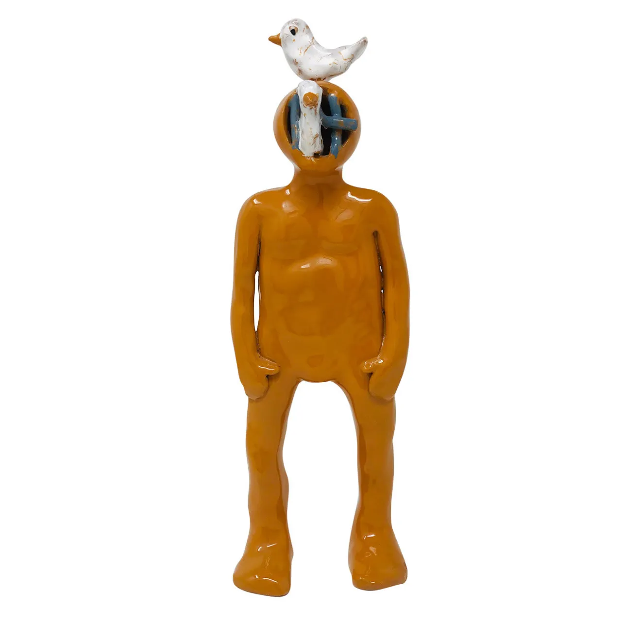 Freaklab Scultura Palombaro arancione