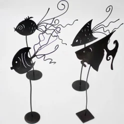 Idee del Fabbro Scultura Pesce Luna