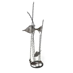 Idee del Fabbro Scultura Pesci In Mare