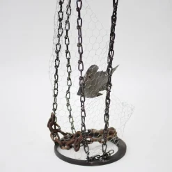 Idee del Fabbro Scultura Pesci In Mare