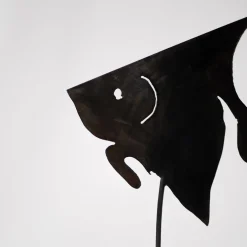 Idee del Fabbro Scultura Pesci Triangolo