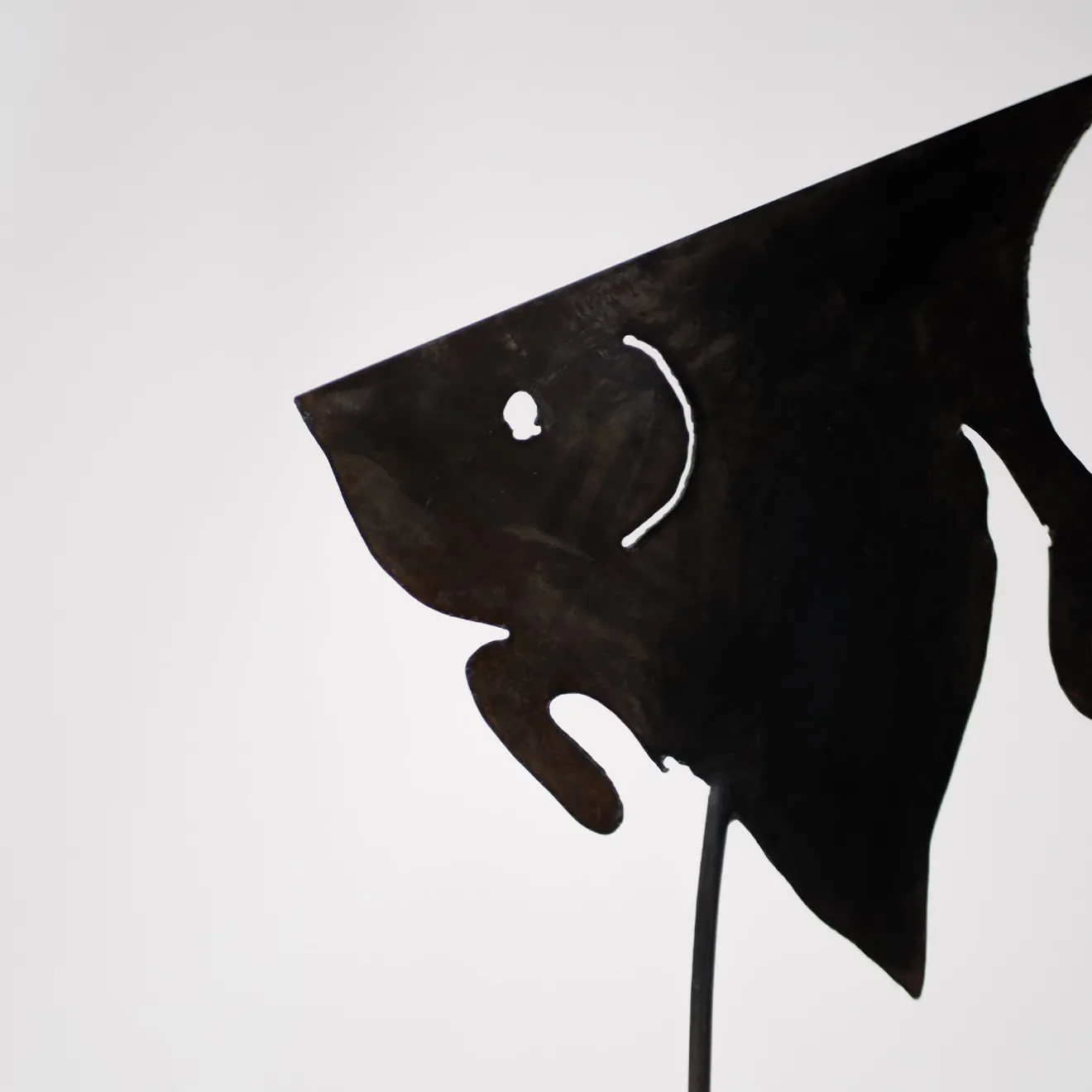 Idee del Fabbro Scultura Pesci Triangolo