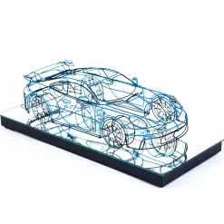 Profilo Scultura Porsche 911 GT3 in filo metallico