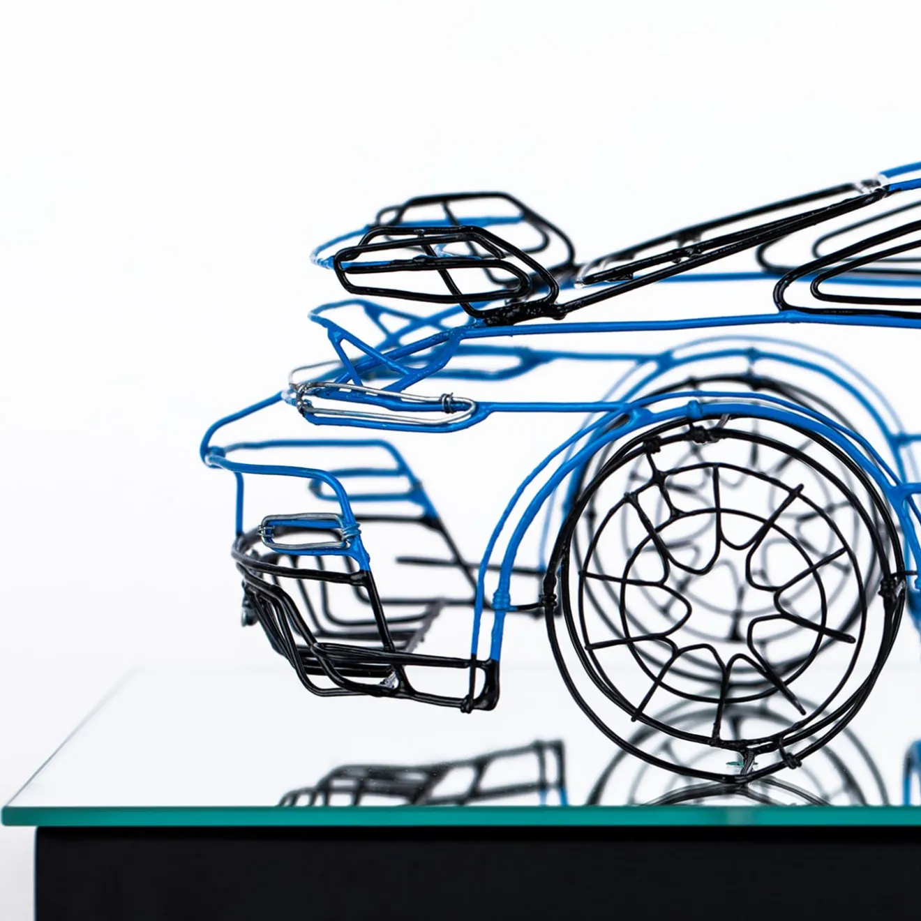 Profilo Scultura Porsche 911 GT3 in filo metallico