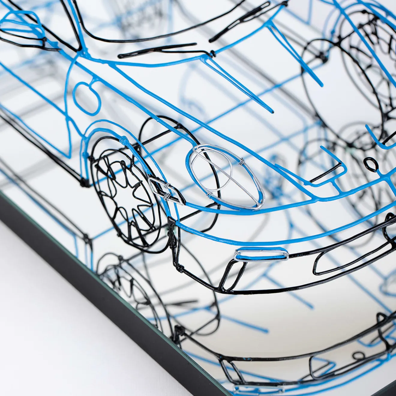 Profilo Scultura Porsche 911 GT3 in filo metallico