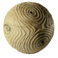 Nicola Tessari Scultura sferica di locuste nere di forma cava Impossiballs