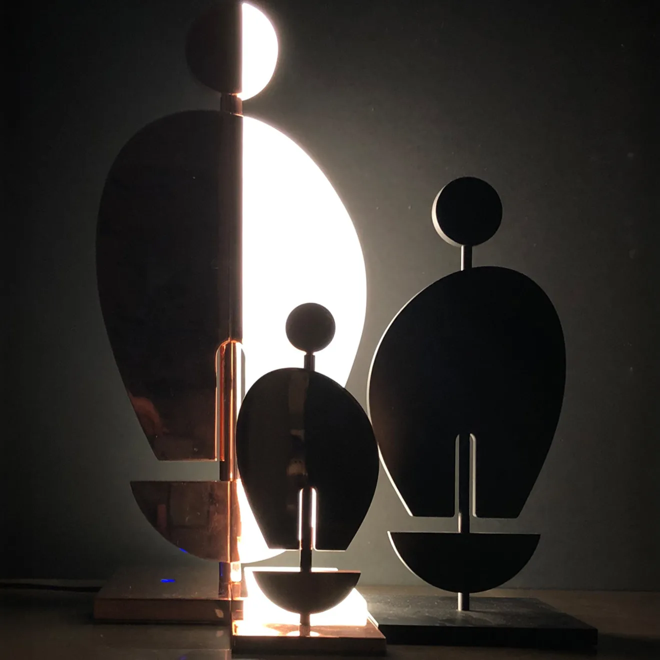 Nicola Del Verme Scultura Umanoide in Ferro Ossidato