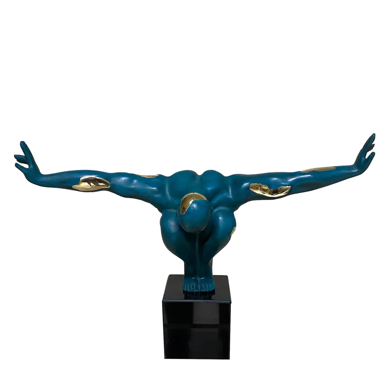 Fonderia Artistica Ruocco Scultura Uomo Tuffatore piccolo in Bronzo