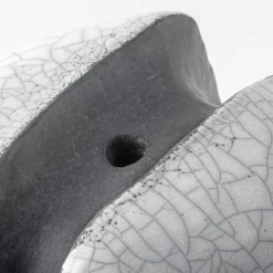 Design Center 1991 Scultura/vaso Sguardo Alla Luna Ceramica di Nino Basso