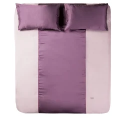Alessandro Di Marco Set copripiumino - Rosa cipria Bordeaux