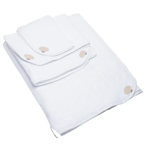 Marricreo Set di 5 asciugamani crema assortiti