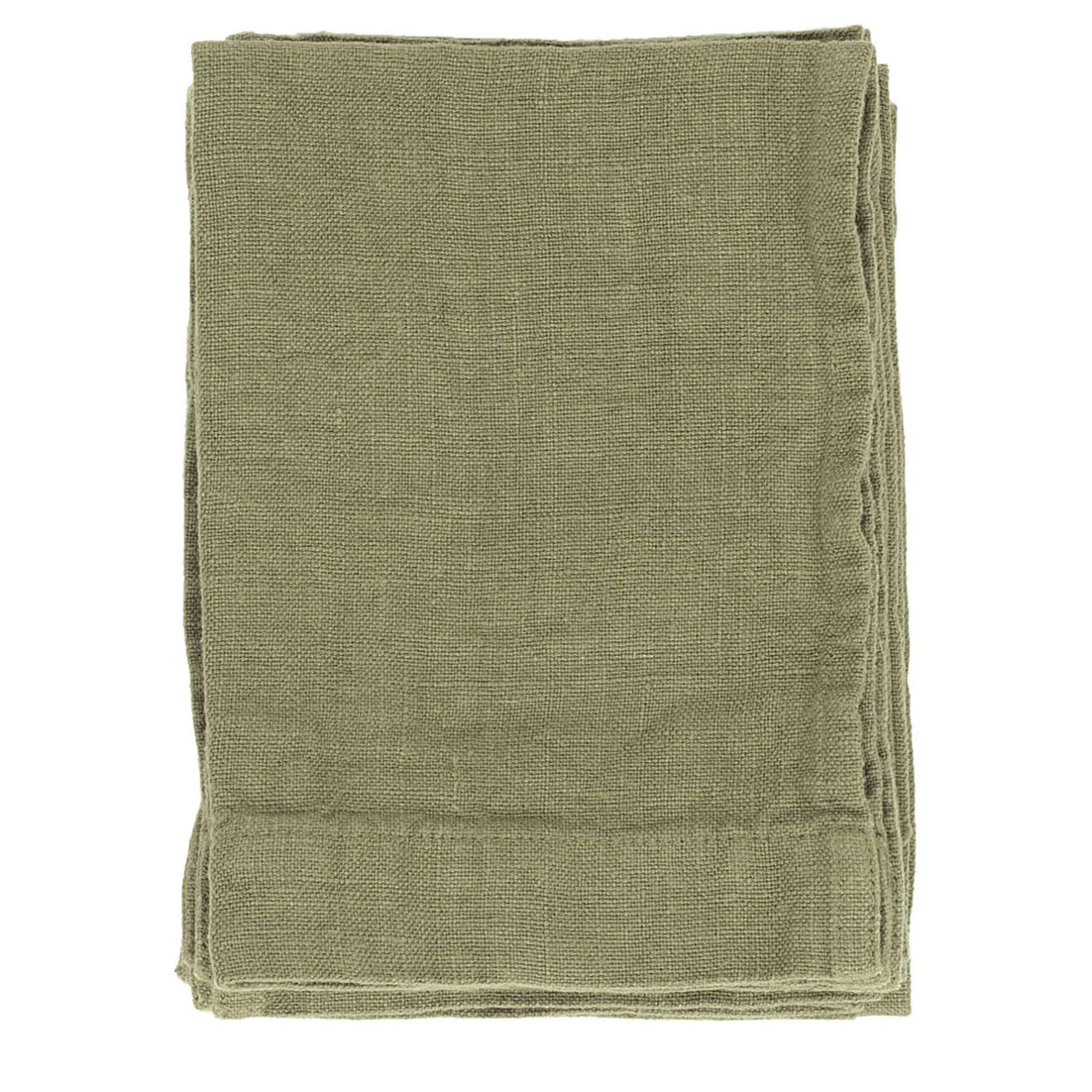 Once Milano Set di 4 asciugamani in lino color menta