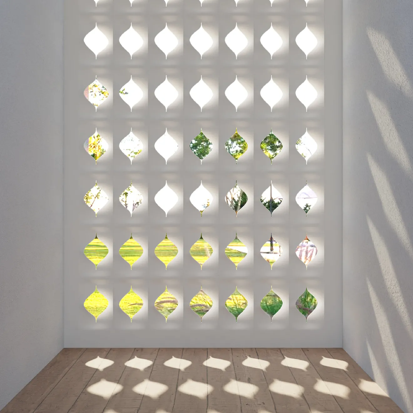 mg12 by Monica Geronimi Set di 15 Blocchi Leone in Gesso Bianco