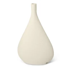 Lineasette Set di 3 bottiglie decorative a goccia Kaolin