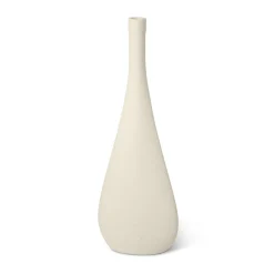 Lineasette Set di 3 bottiglie decorative a goccia Kaolin