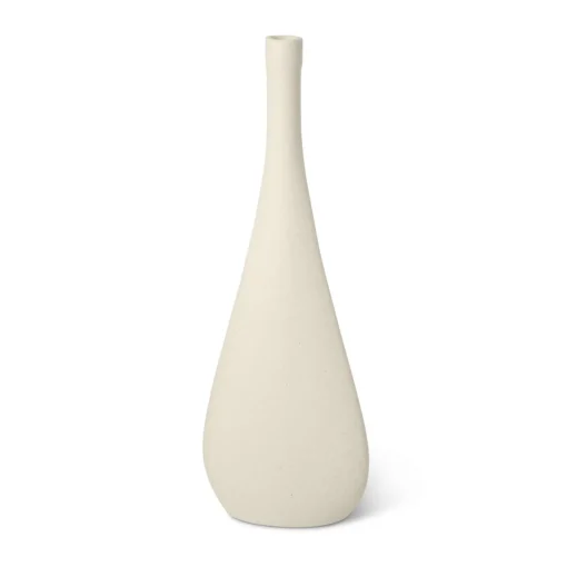 Lineasette Set di 3 bottiglie decorative a goccia Kaolin