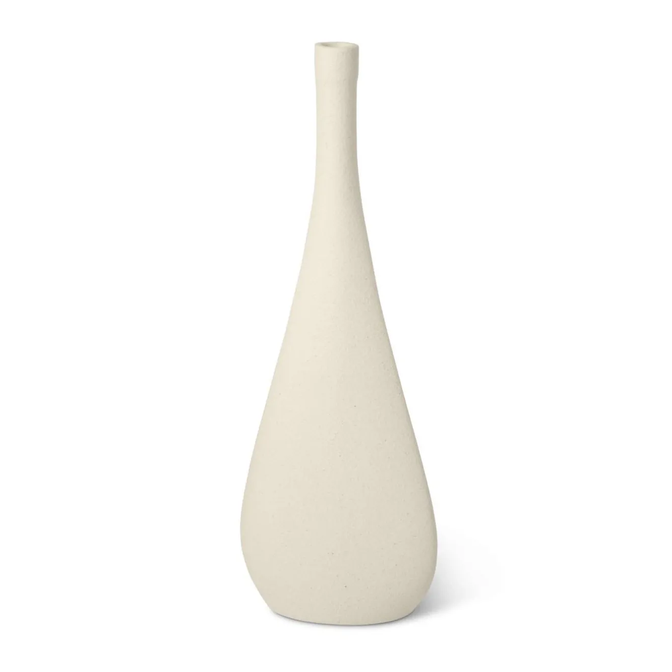 Lineasette Set di 3 bottiglie decorative a goccia Kaolin
