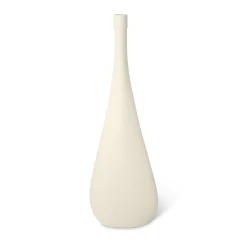 Lineasette Set di 3 bottiglie decorative a goccia Kaolin