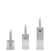 Kanz Architetti Set di 3 candelabri Tharros verdi