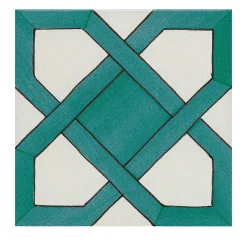 Ma.Vi. Ceramica Set di 25 piastrelle Antichi Borghi Tipo Giglio Castello