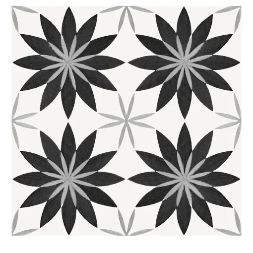 Ma.Vi. Ceramica Set di 4 piastrelle Artech Tipo Passiflora