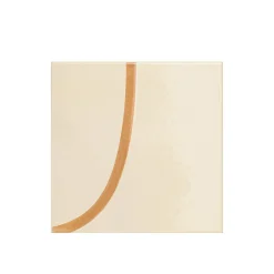 Ninefifty Set di 45 piastrelle beige e marroni Segni di Margherita Rui