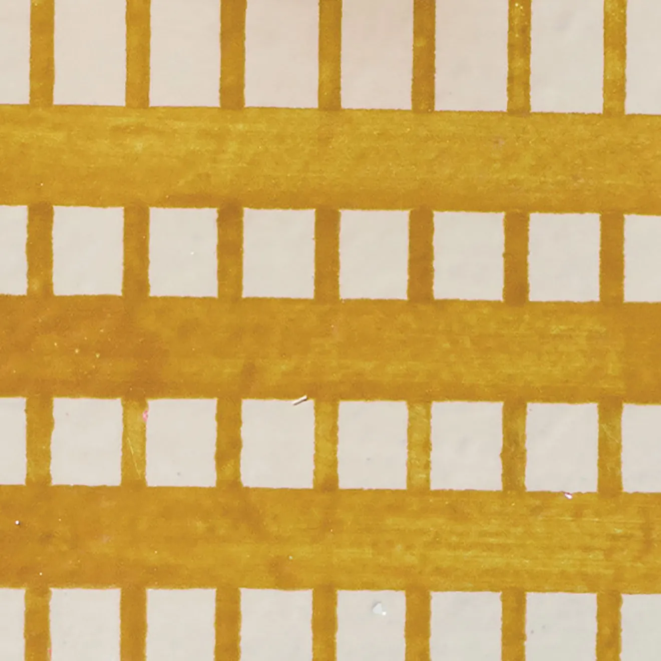 Ninefifty Set di 44 piastrelle bianche e gialle Alfabeto di Margherita Rui