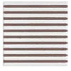 Ma.Vi. Ceramica Set di 44 piastrelle bianche Solchi Tattile Lines