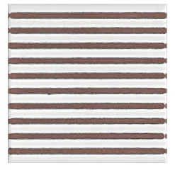 Ma.Vi. Ceramica Set di 44 piastrelle bianche Solchi Tattile Lines