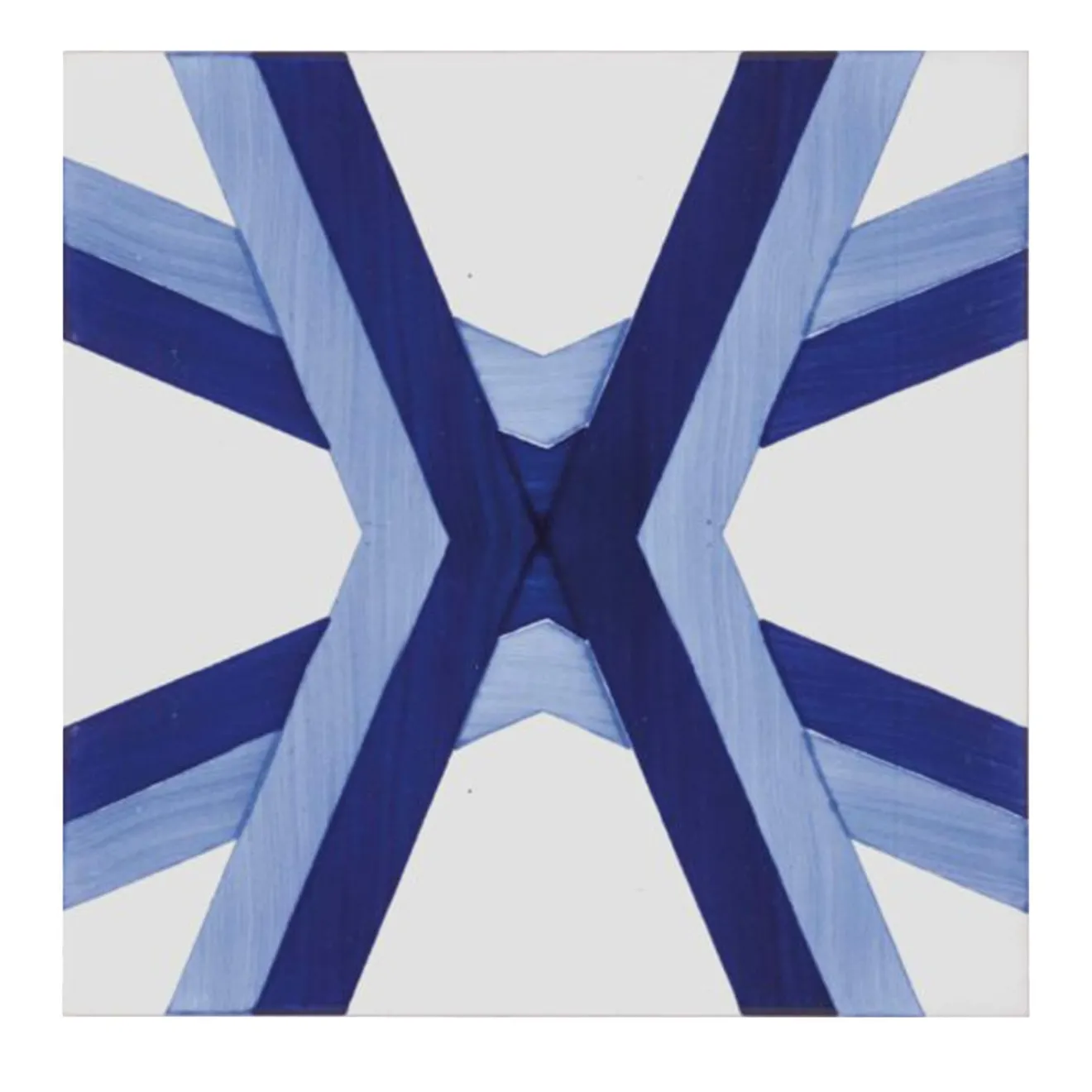 Ma.Vi. Ceramica Set di 25 piastrelle blu Bauhaus Tipo 7