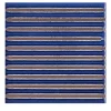 Ma.Vi. Ceramica Set di 44 piastrelle blu Solchi Tattile Lines
