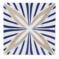 Ma.Vi. Ceramica Set di 6 piastrelle C12 positive di tipo 1 con stelle