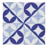 Ma.Vi. Ceramica Set di 25 piastrelle di tipo 4 blu Bauhaus