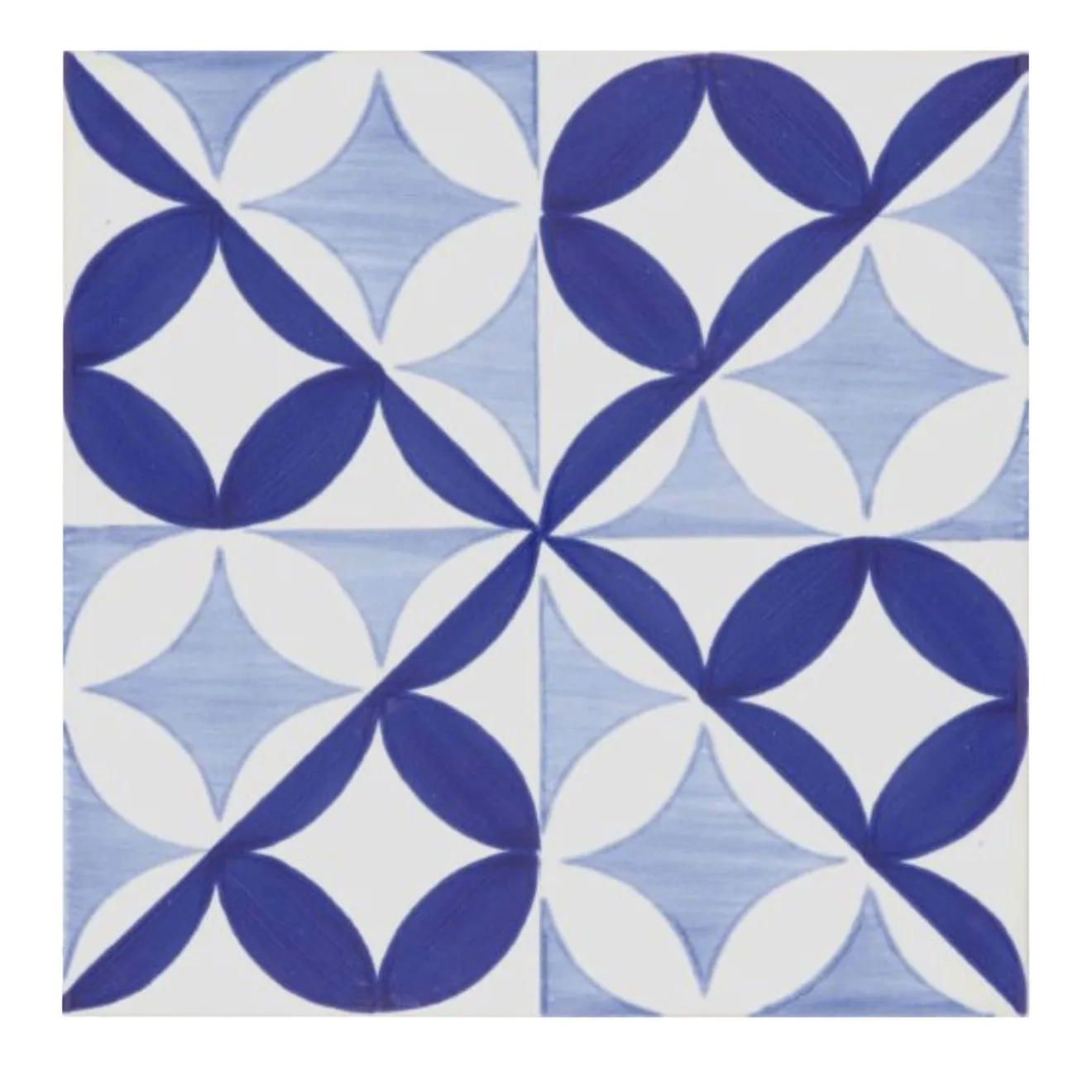 Ma.Vi. Ceramica Set di 25 piastrelle di tipo 4 blu Bauhaus