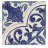 Ma.Vi. Ceramica Set di 25 piastrelle Mavi Blu Tipo Alba