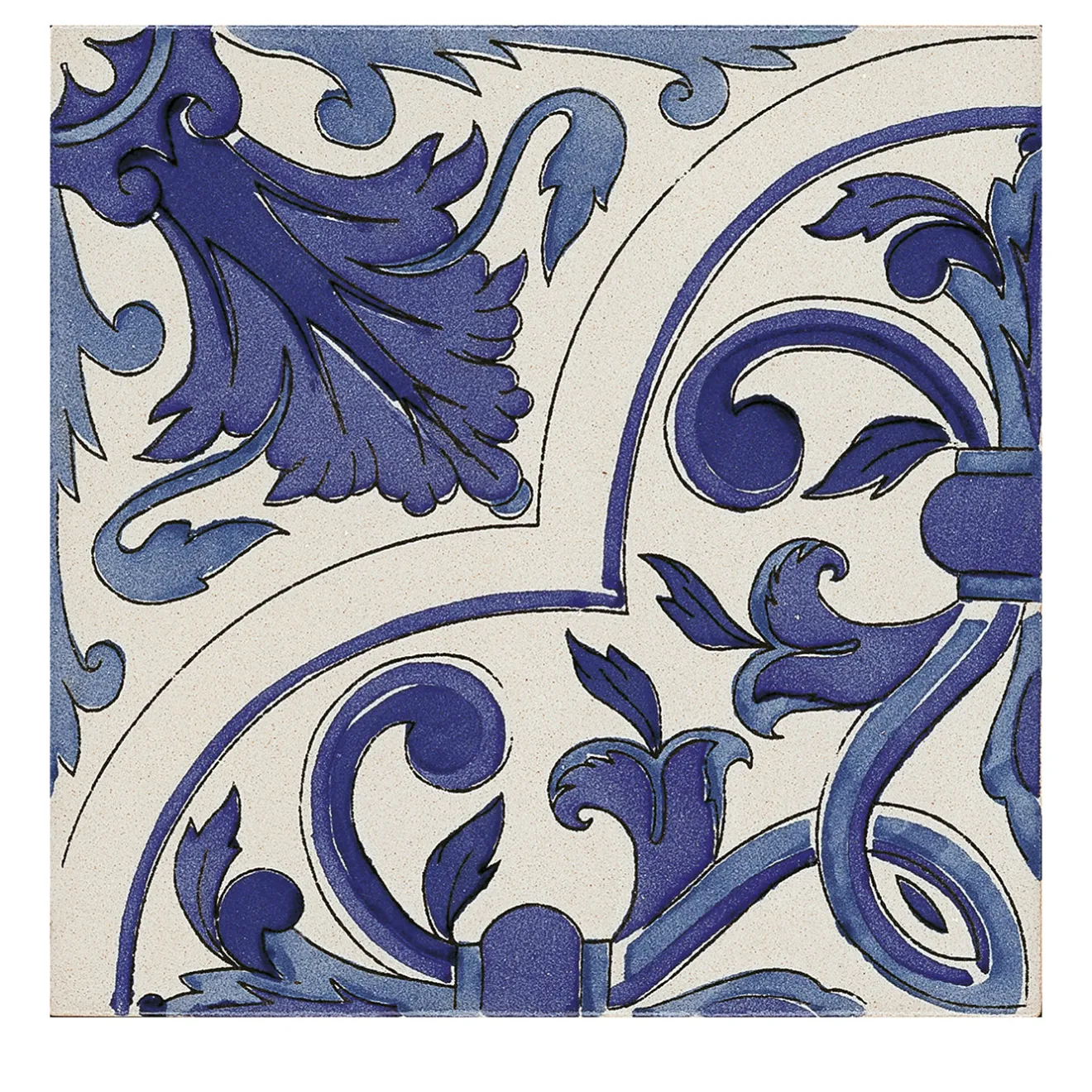 Ma.Vi. Ceramica Set di 25 piastrelle Mavi Blu Tipo Alba