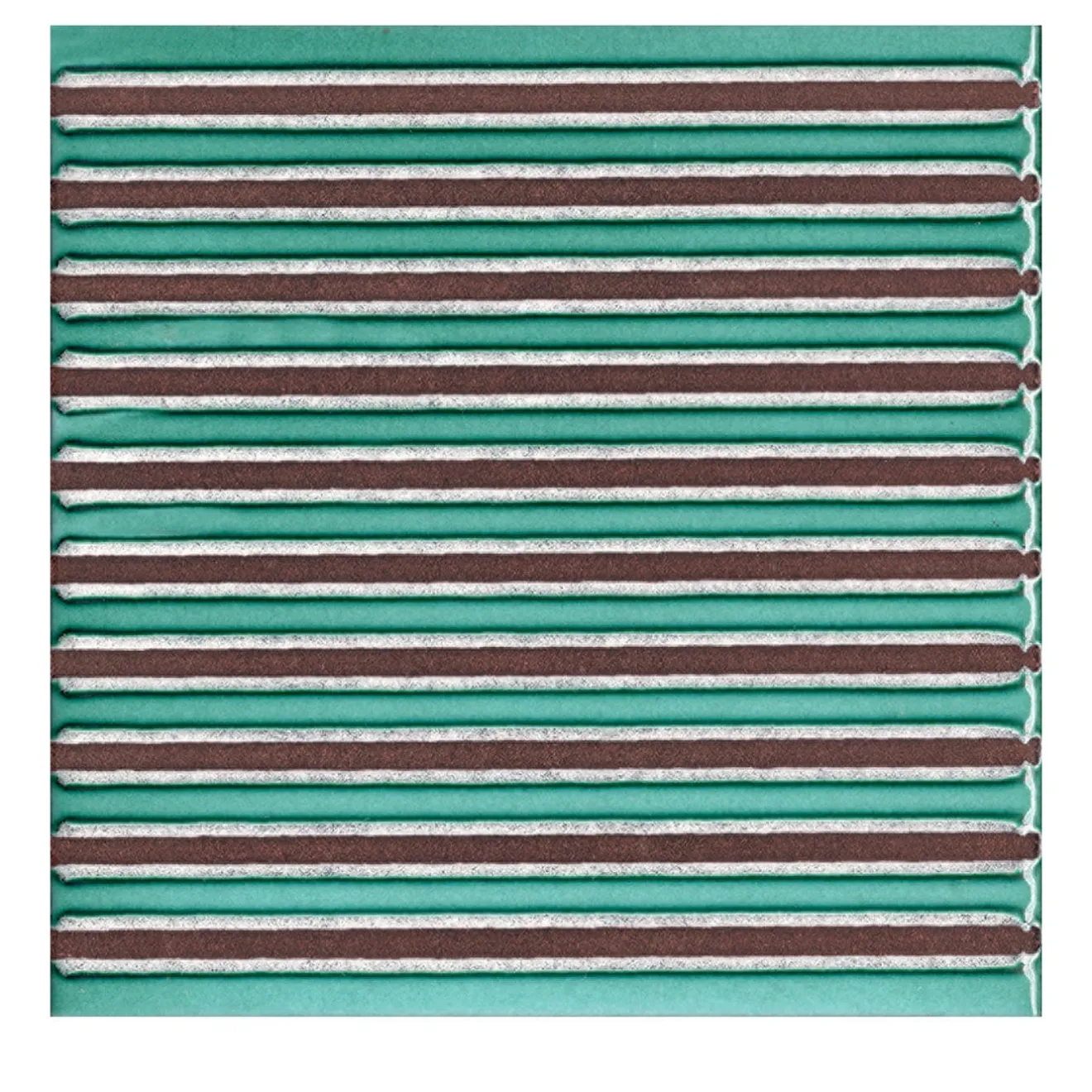 Ma.Vi. Ceramica Set di 44 piastrelle Solchi Tattile Lines Verde