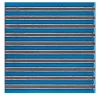 Ma.Vi. Ceramica Set di 44 piastrelle Solchi Tattile Lines Turchese