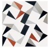 Ma.Vi. Ceramica Set Di 25 Piastrelle Tartan Black Tipo 2