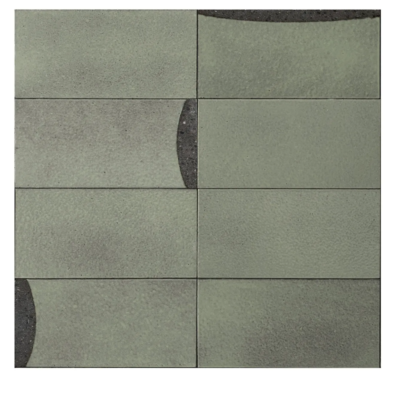 Ninefifty Set di 22 piastrelle verdi Inversi di Margherita Rui