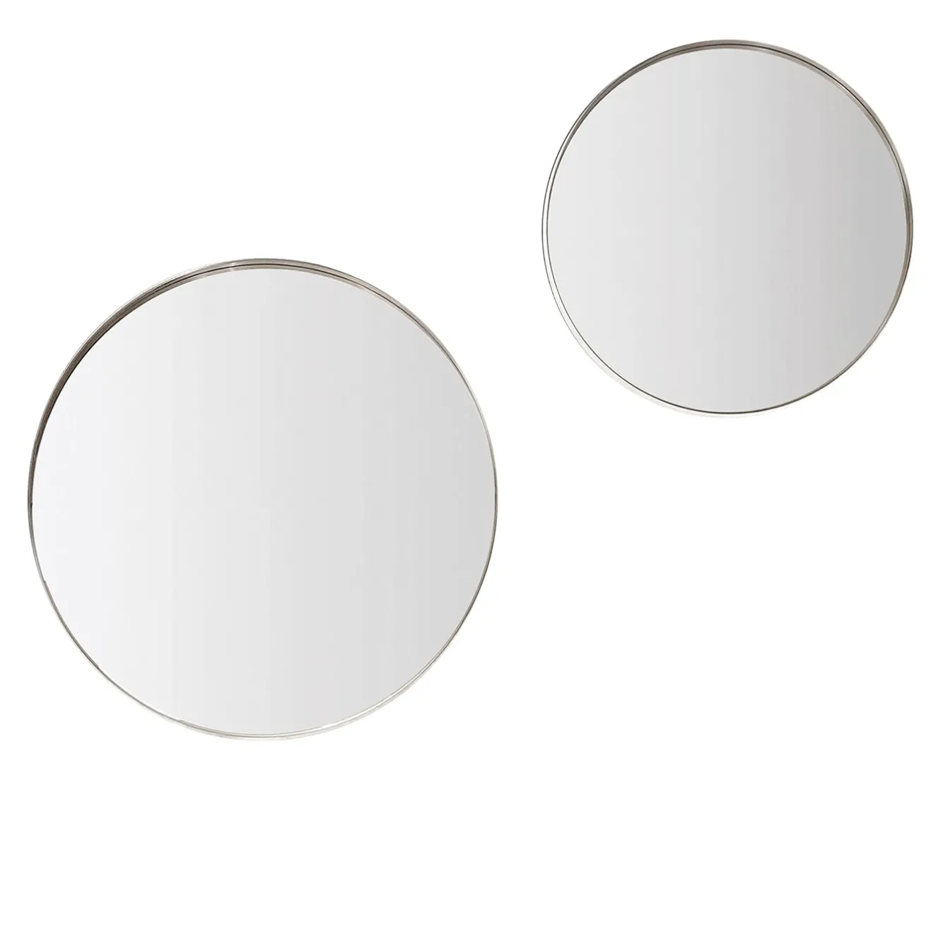 Alivar Set di 2 specchi da parete a LED Face To Face di Giuseppe Bavuso