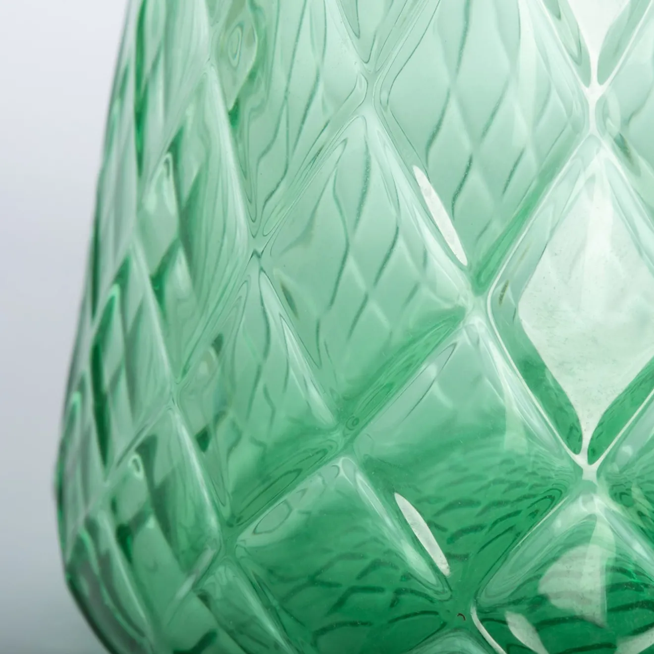 Officine di Murano 1295 Set di 2 vasi conici verdi Balloton