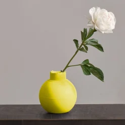 Jenna Basso Pietrobon Set di 2 vasi decorativi Nove giallo canarino