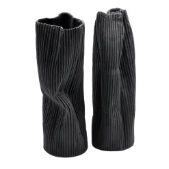 Design Center 1991 Set di 2 vasi decorativi "Paesaggio 25 Black #1" di Nino Basso