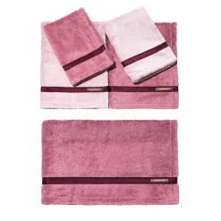 Alessandro Di Marco Set di asciugamani da bagno grandi - Rosa cipria antico