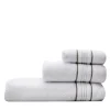 Jesurum Set di asciugamani da bagno Bourdon bianchi