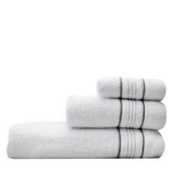 Jesurum Set di asciugamani da bagno Bourdon bianchi