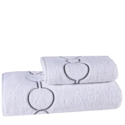 Rivolta Carmignani Set di asciugamani Shangri-La rosa e bianco