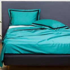 Alessandro Di Marco Set di biancheria da letto estiva - verde acqua