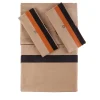 Alessandro Di Marco Set di biancheria da letto estiva - Beige e arancione